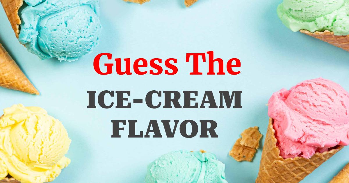 Guess The Ice Cream Flavor By Emoji